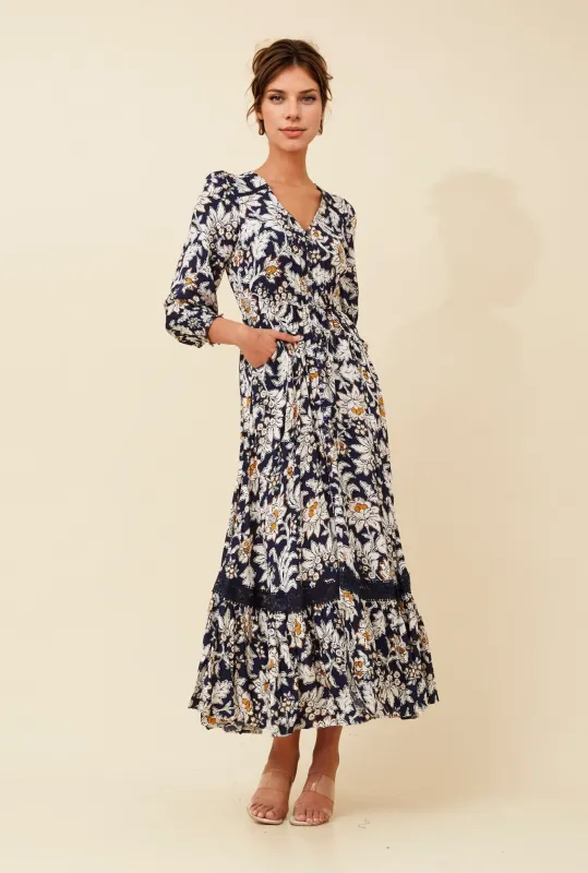 MARRAKECH FLORAL MAXI DRESS sold by Rockmans