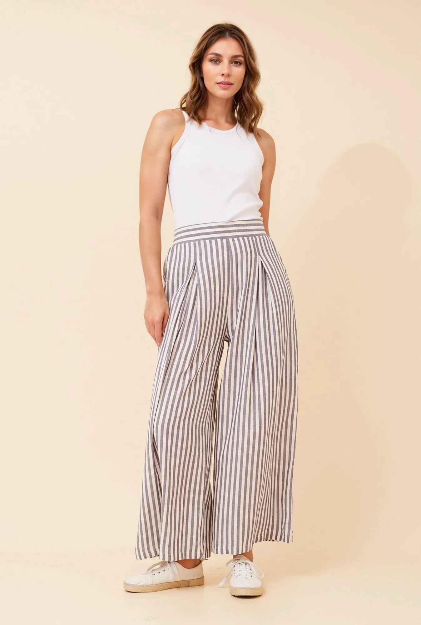 SITA STRIPE PRINT PANTS sold by Rockmans product image thumbnail 5