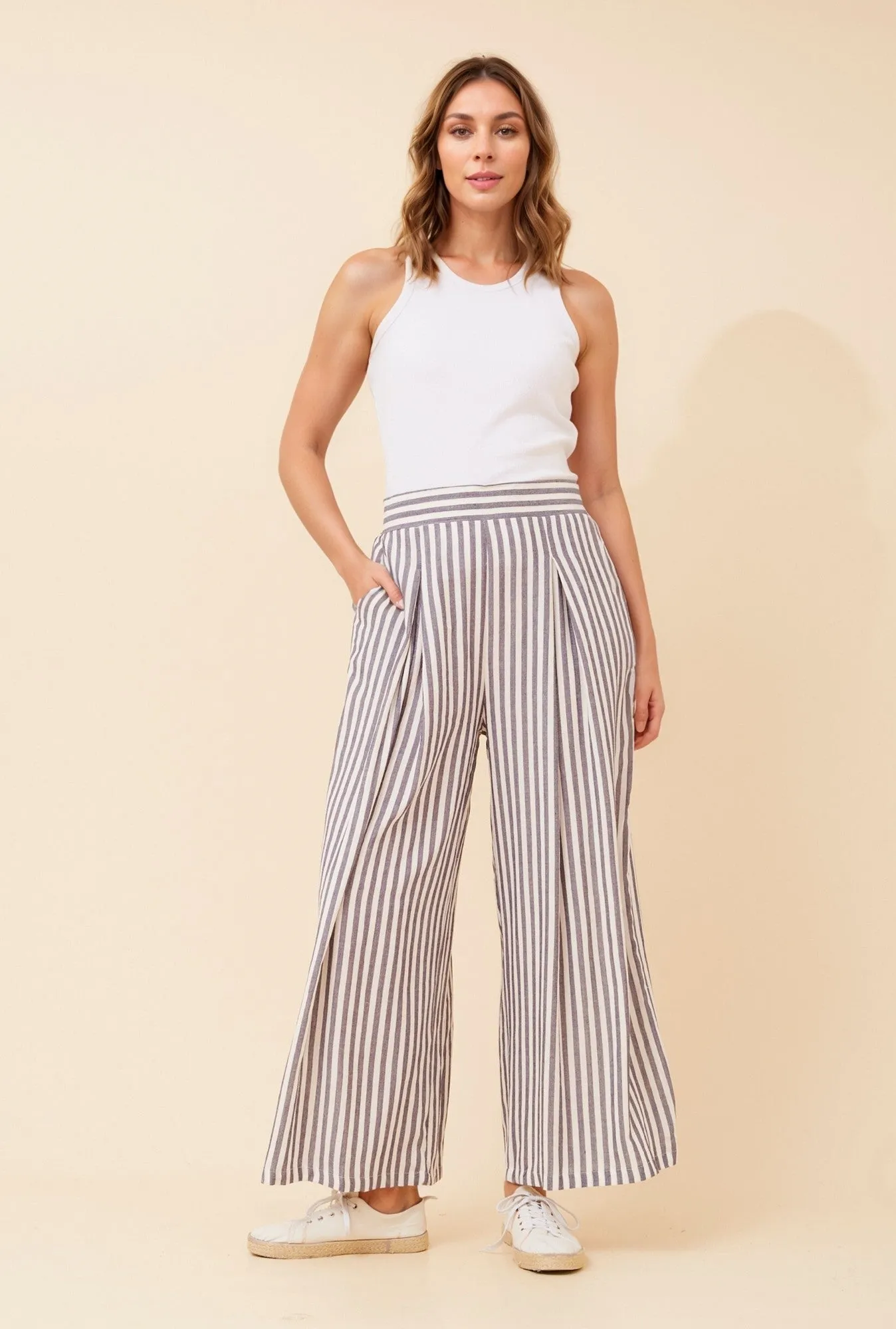 SITA STRIPE PRINT PANTS sold by Rockmans product image thumbnail 4