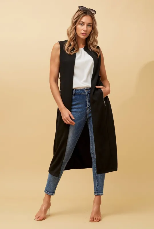 HYLEE LONGLINE VEST sold by Rockmans