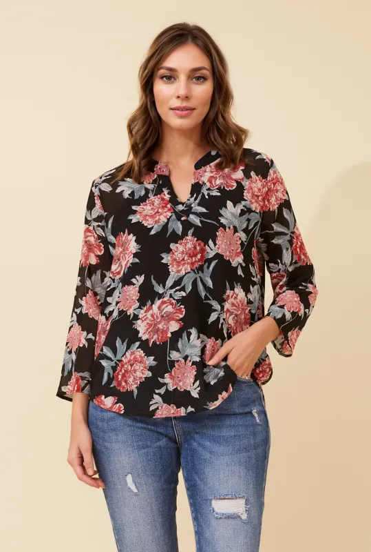SPICY FLORAL TOP sold by Rockmans