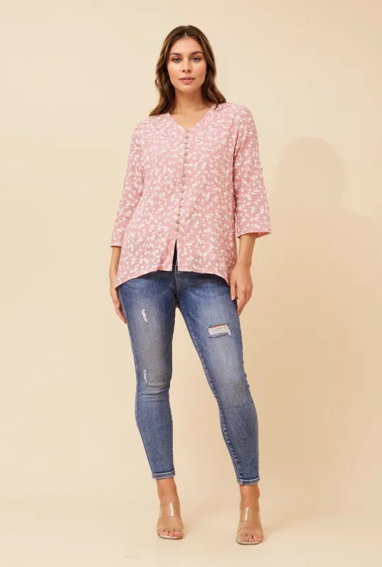 RUBY FLORAL SHIRT sold by Rockmans