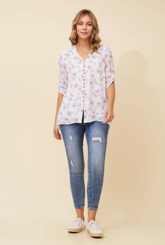 RUBY FLORAL TOP sold by Rockmans