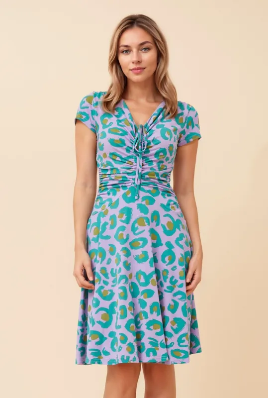 ANIMAL PRINT SHORT DRESS sold by Rockmans