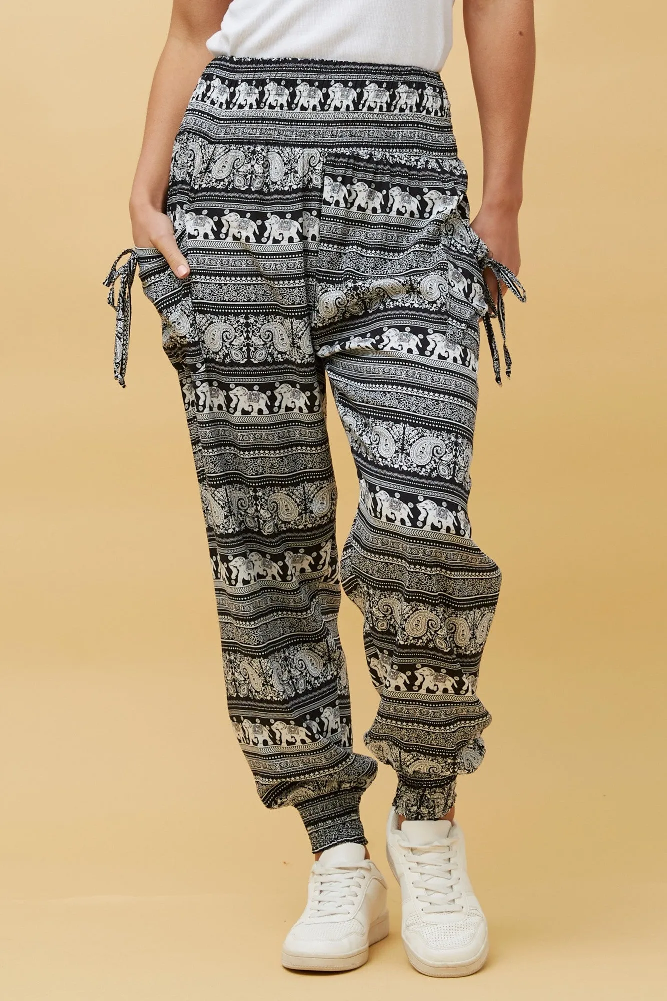 ANIMAL PRINT BOHO HAREM PANTS sold by Rockmans product image thumbnail 3