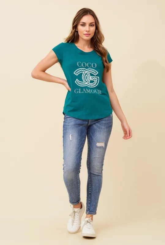 COCO GRAPHIC TEE sold by Rockmans