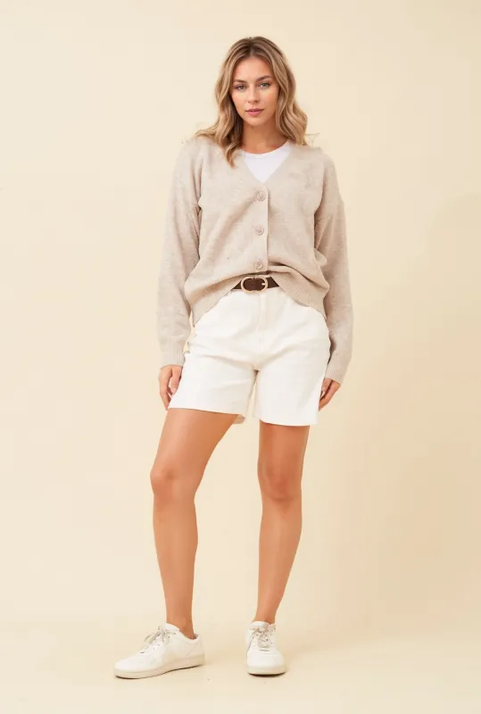 TYRESS SOLID KNIT CARDIGAN sold by Rockmans