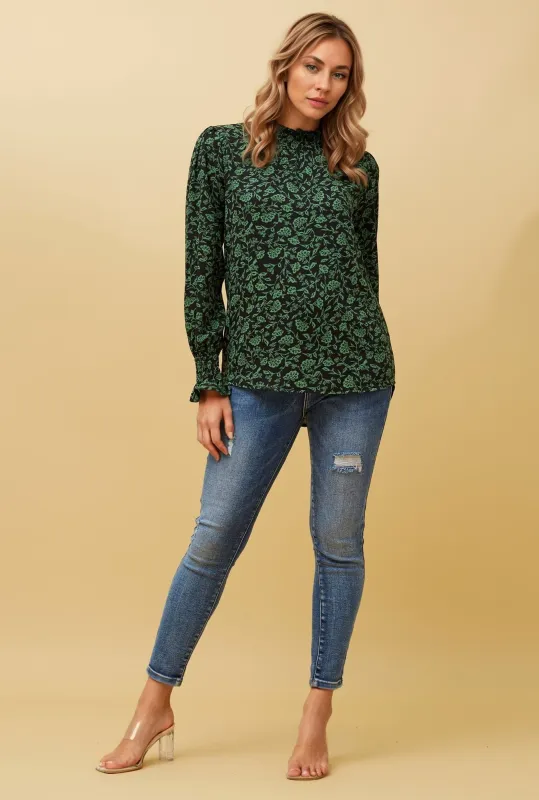 DIANA FLORAL PRINT BLOUSE sold by Rockmans