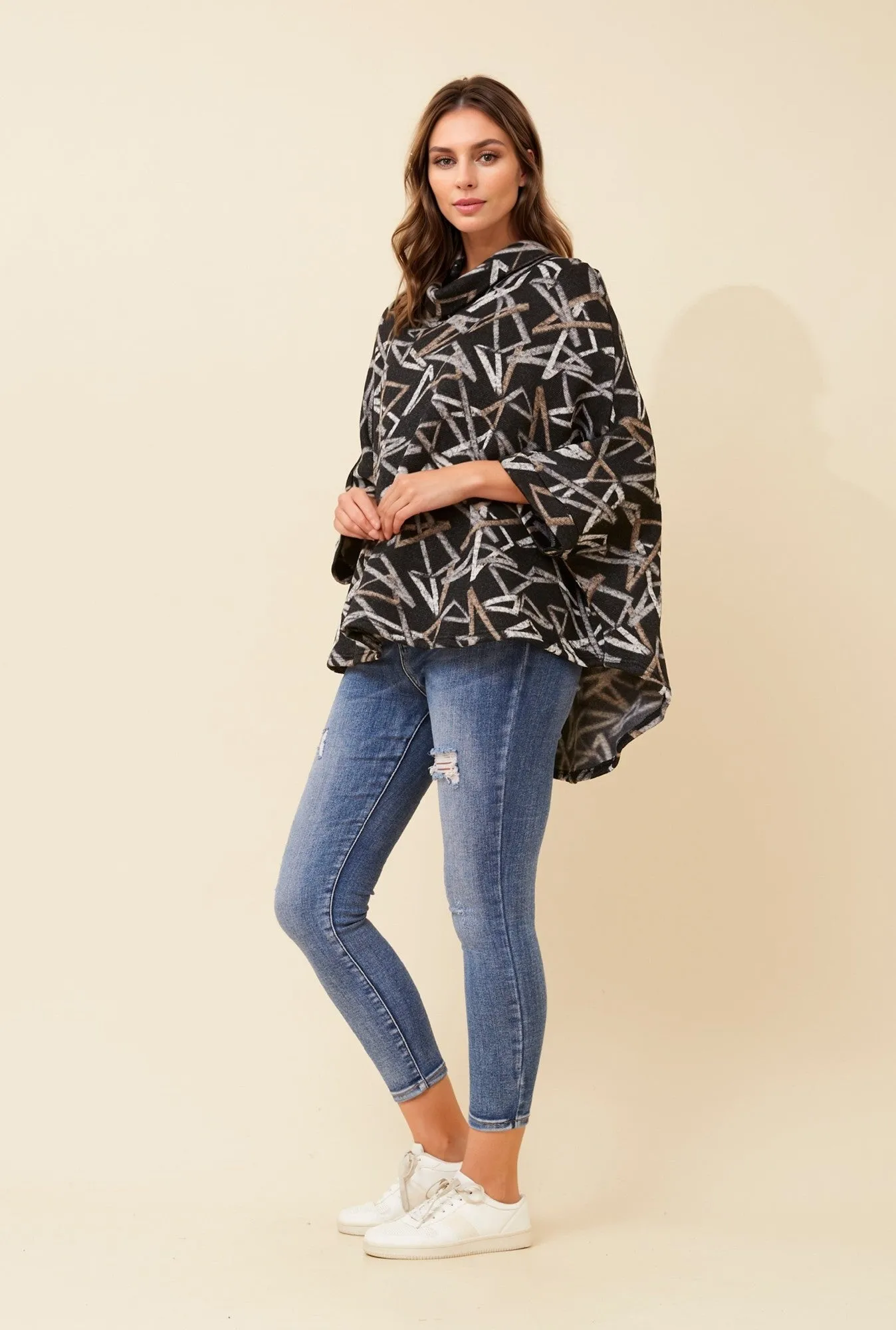 SIERRA GEOMETRIC PRINT TOP sold by Rockmans product image thumbnail 5