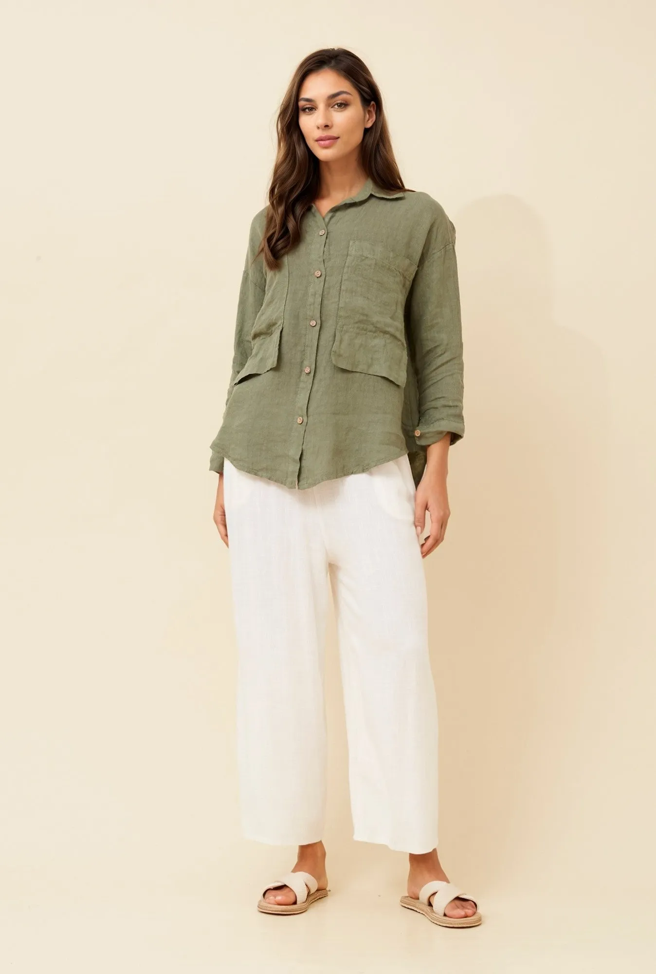 LINEN SHIRT sold by Rockmans product image thumbnail 4
