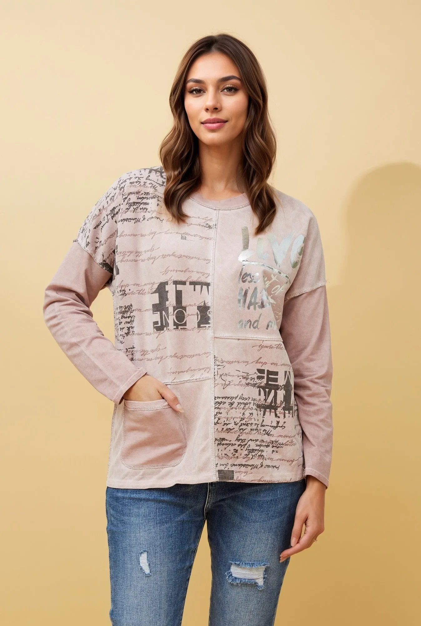TIVOLI GRAPHIC PRINT TOP sold by Rockmans product image thumbnail 3