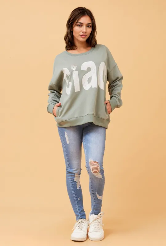 LUXE CIAO EMBELLISHED JUMPER made by Rockmans