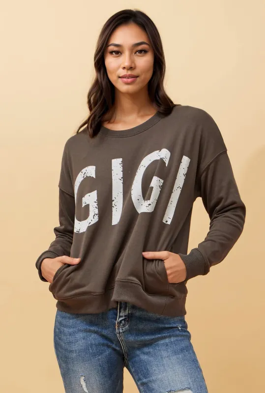 LUXE GIGI SWETASHIRT sold by Rockmans