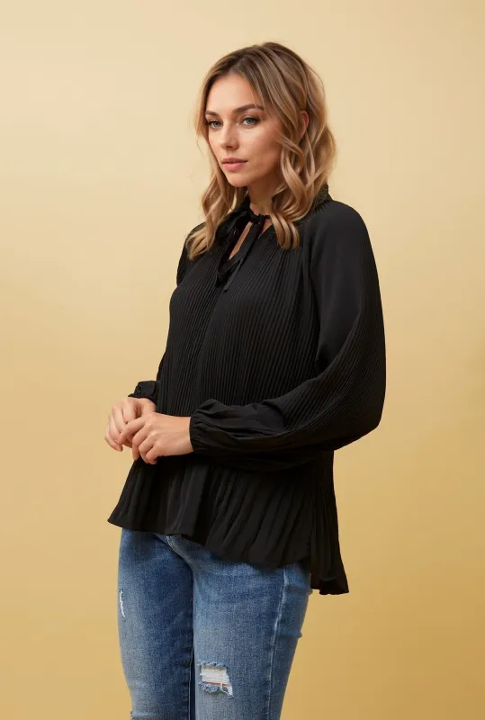 PETA PLEATED BLOUSE sold by Rockmans