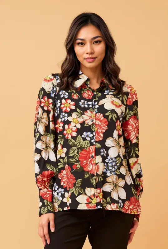 WISTERIA FLORAL SHIRT sold by Rockmans
