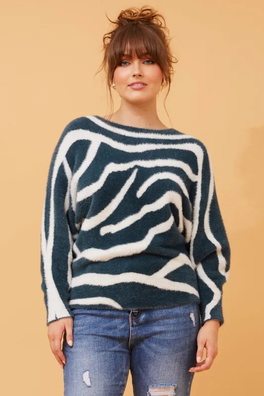 ANAHITA EYELASH KNIT PULLOVER sold by Rockmans