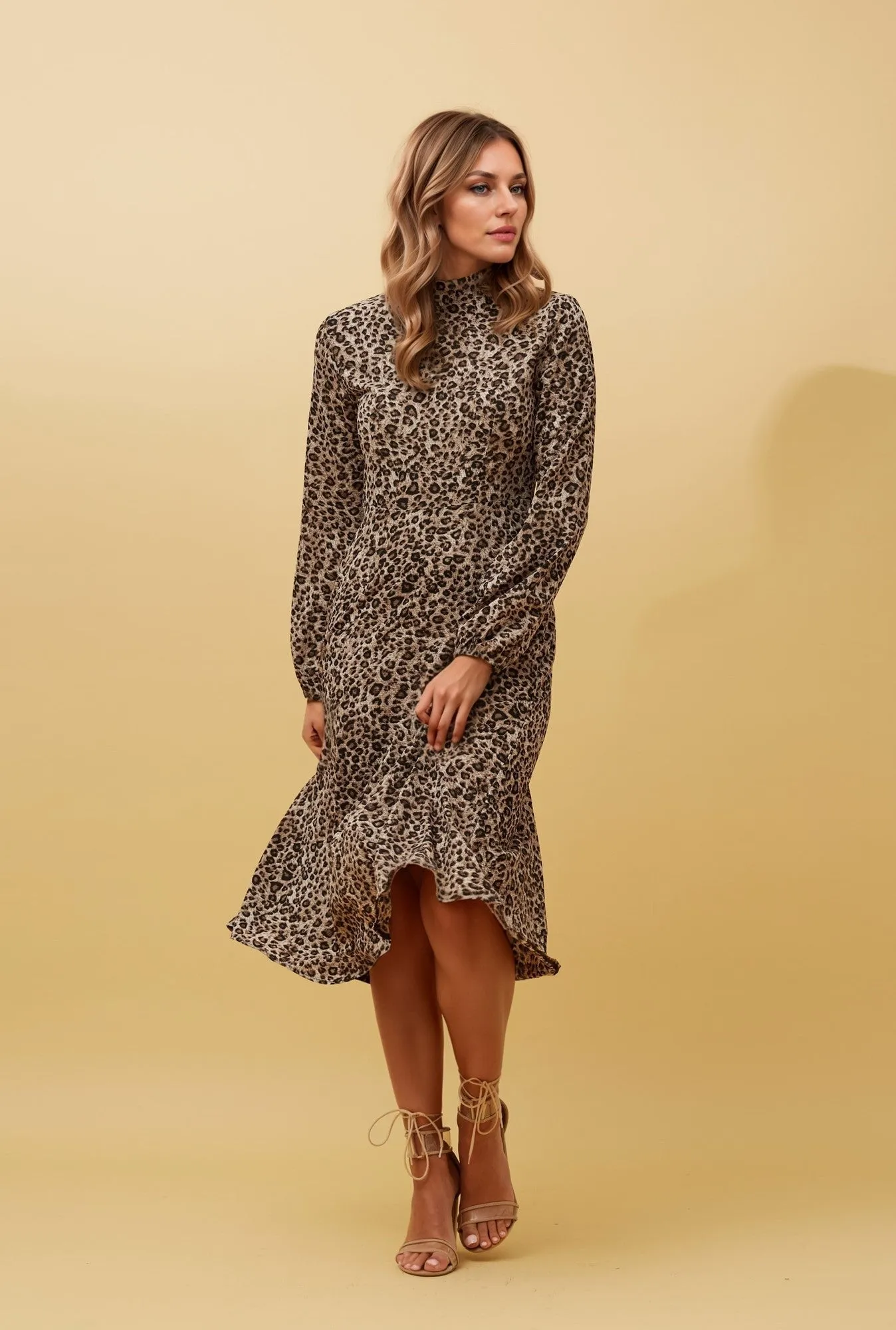 SWEETIE ANIMAL PRINT MIDI DRESS sold by Rockmans