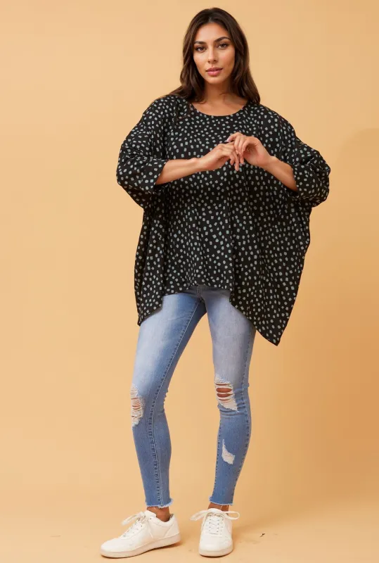 BRYN ABSTRACT TOP sold by Rockmans