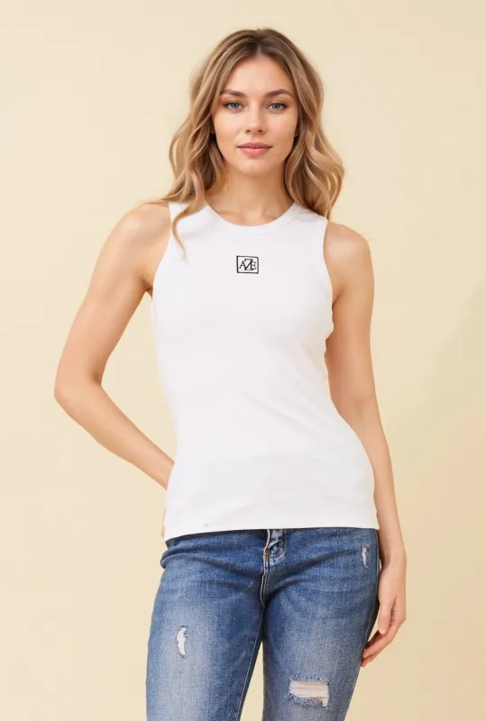 ROSEMARY RIB SINGLET TOP sold by Rockmans