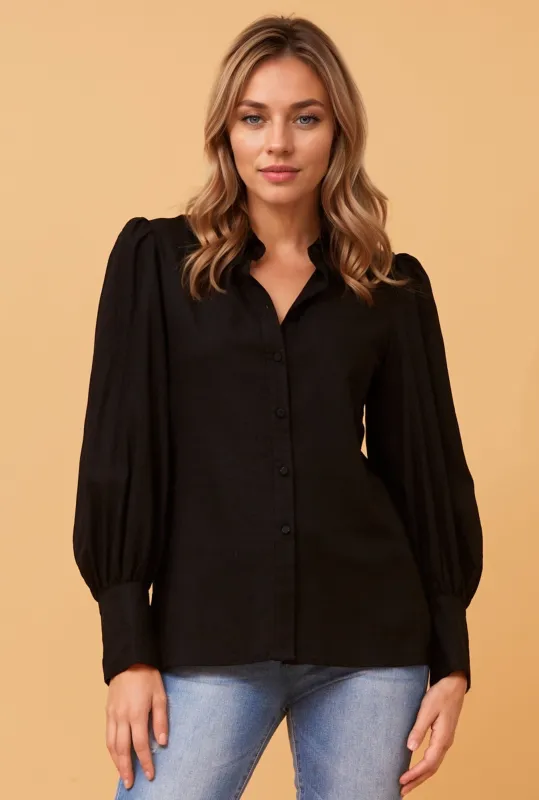 STELLY SOLID SHIRT sold by Rockmans