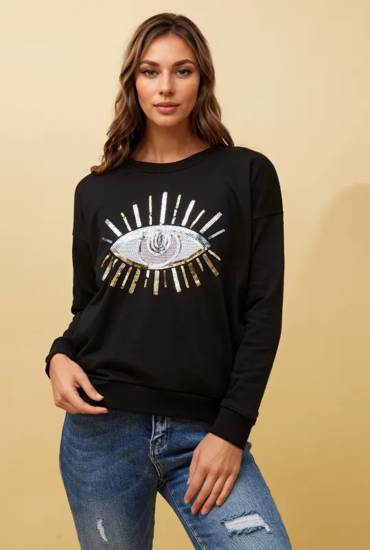 LUXE SEQUIN JUMPER sold by Rockmans