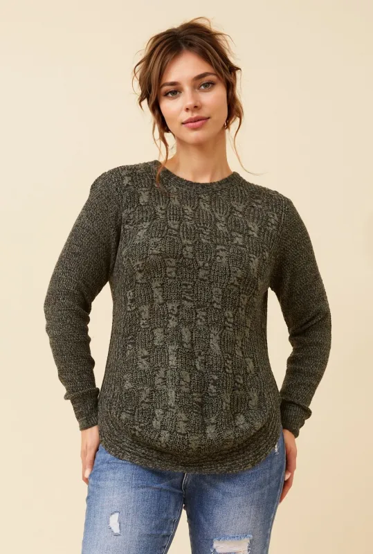 CALLIE CABLE KNIT JUMPER sold by Rockmans