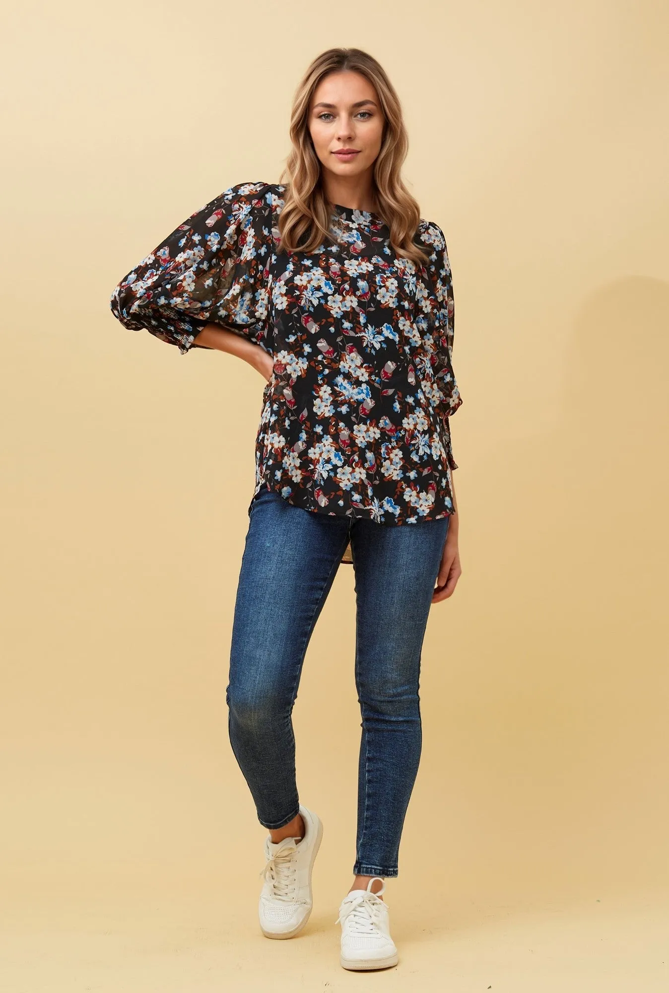 ELEGANT FLORAL BLOUSE sold by Rockmans product image thumbnail 5