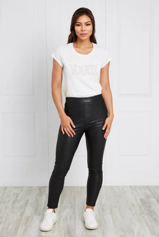 WET LOOK PANTS sold by Rockmans