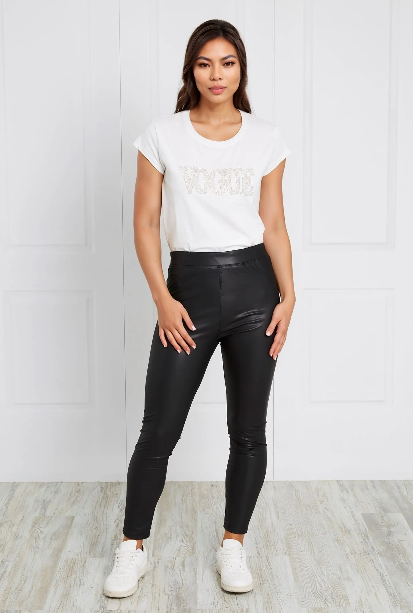 WET LOOK PANTS sold by Rockmans