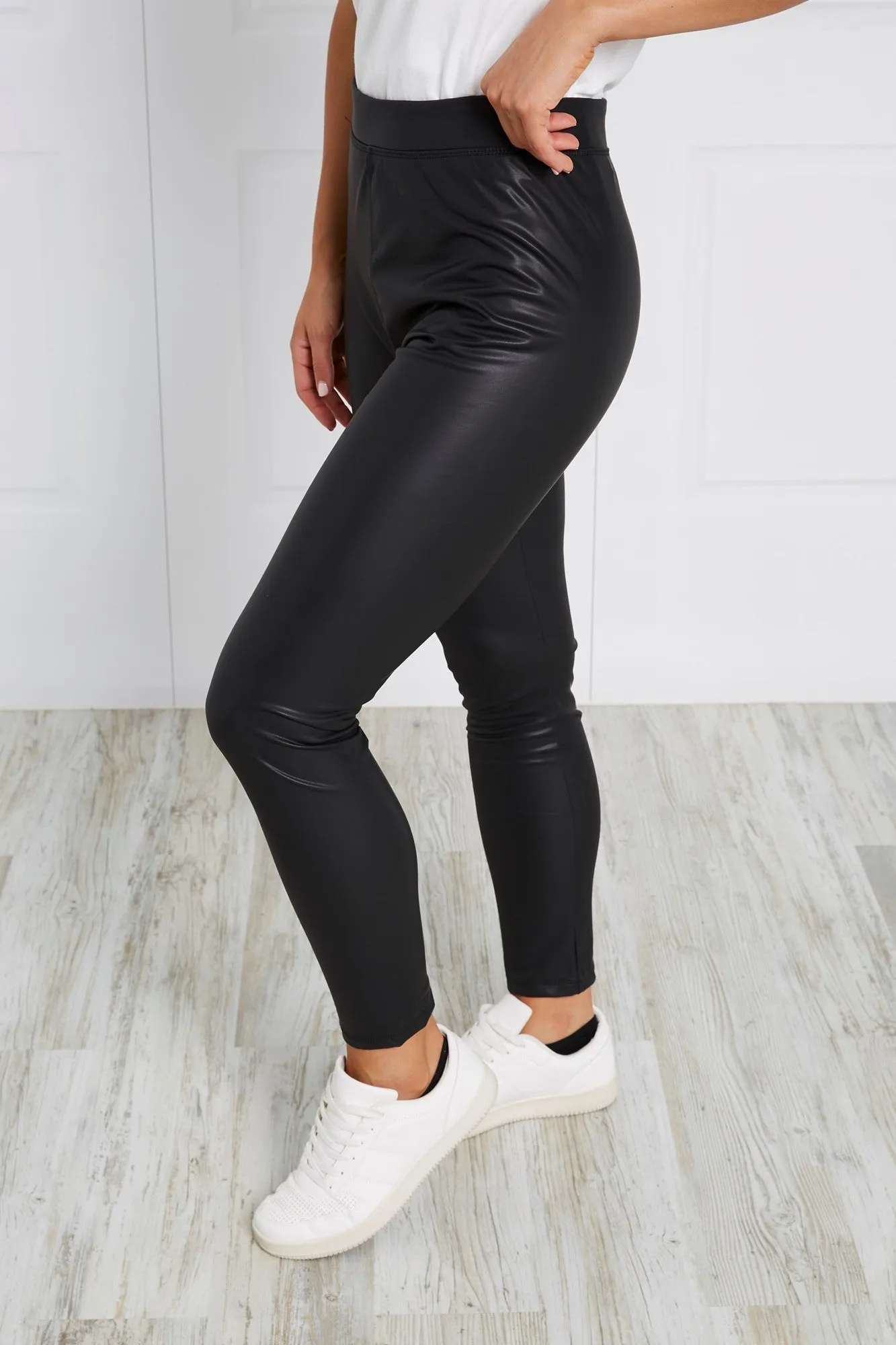 WET LOOK PANTS sold by Rockmans product image thumbnail 2