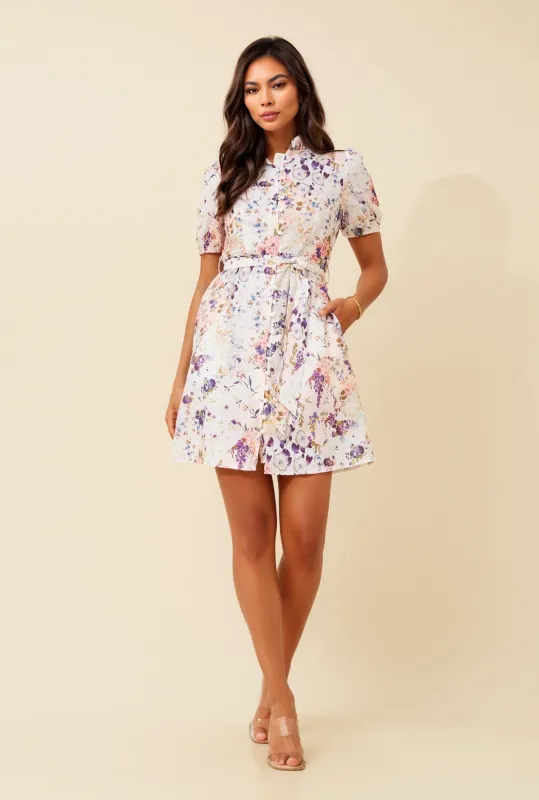BRYELLE FLORAL SHORT DRESS sold by Rockmans