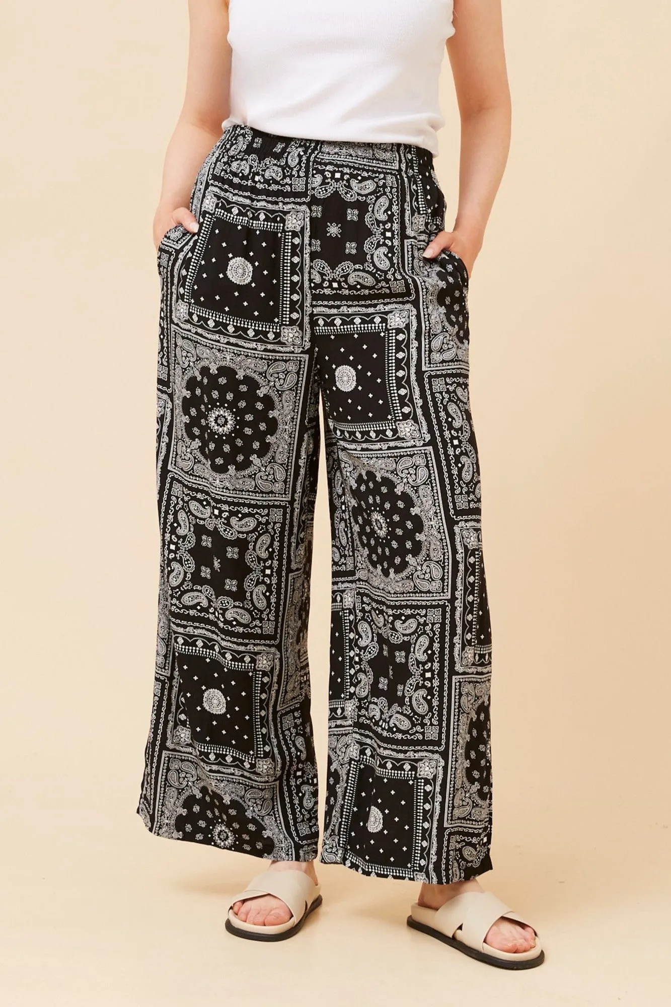 ANCA PATCHWORK PRINT PANTS sold by Rockmans product image thumbnail 3