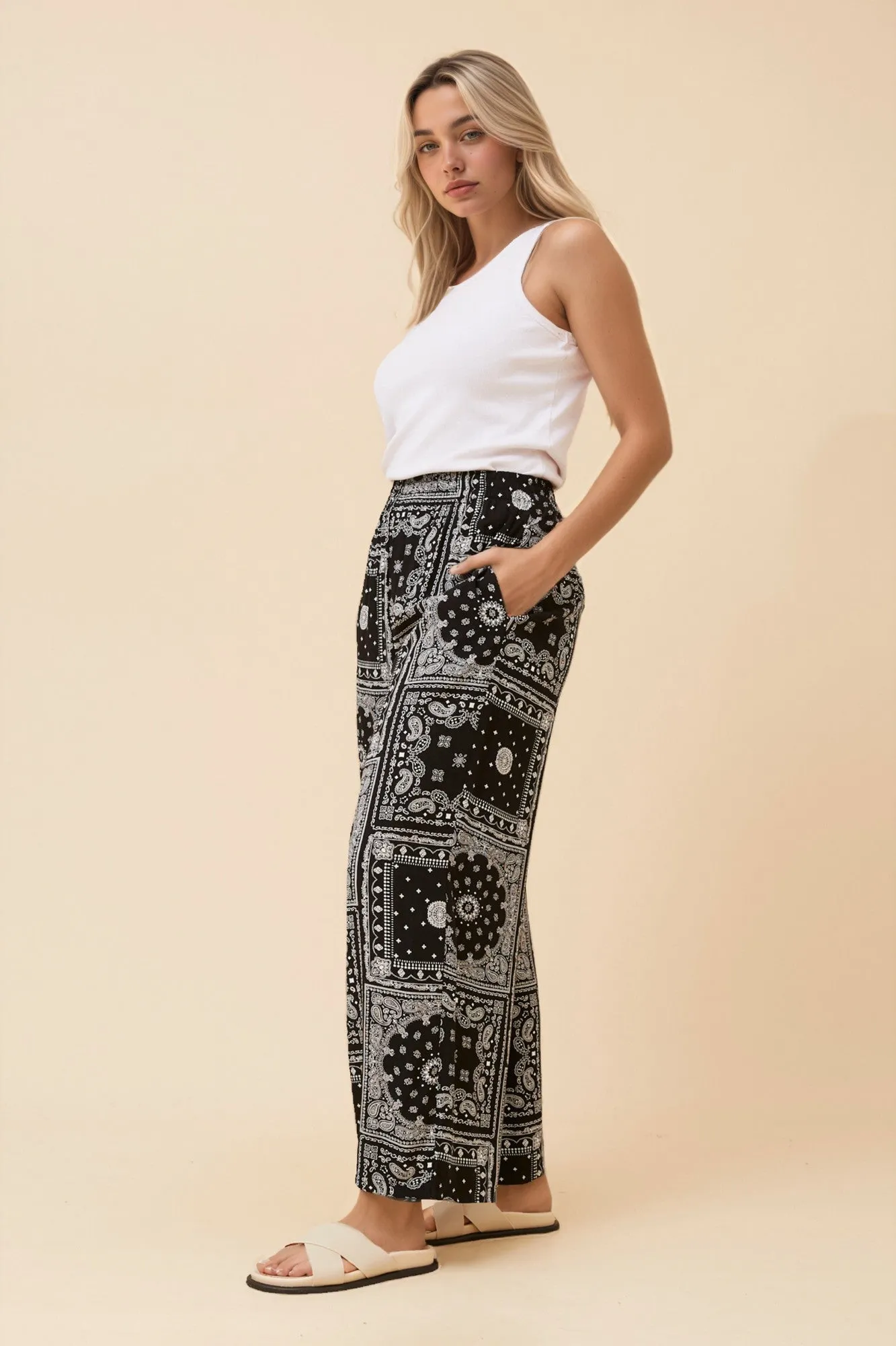 ANCA PATCHWORK PRINT PANTS sold by Rockmans product image thumbnail 5
