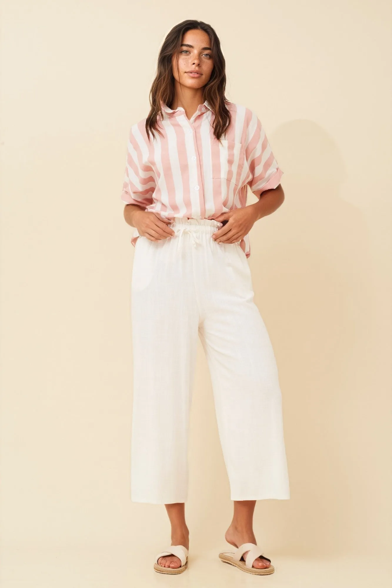 HADLEY STRIPE SHIRT sold by Rockmans