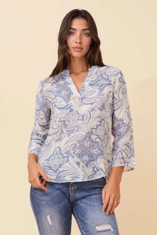SPICY PAISLEY PRINT TOP sold by Rockmans