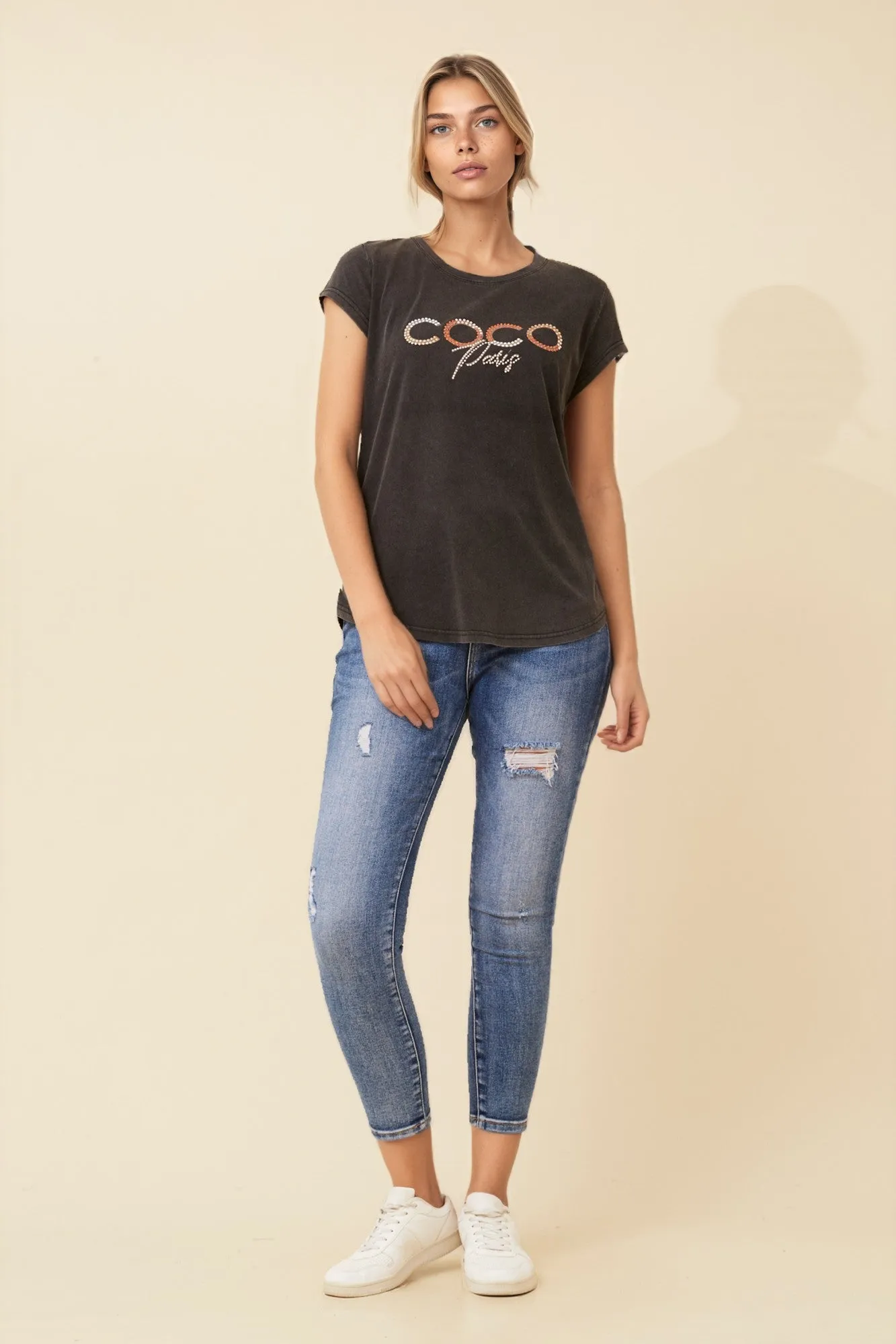 COCO STUDDED TEE sold by Rockmans product image thumbnail 4