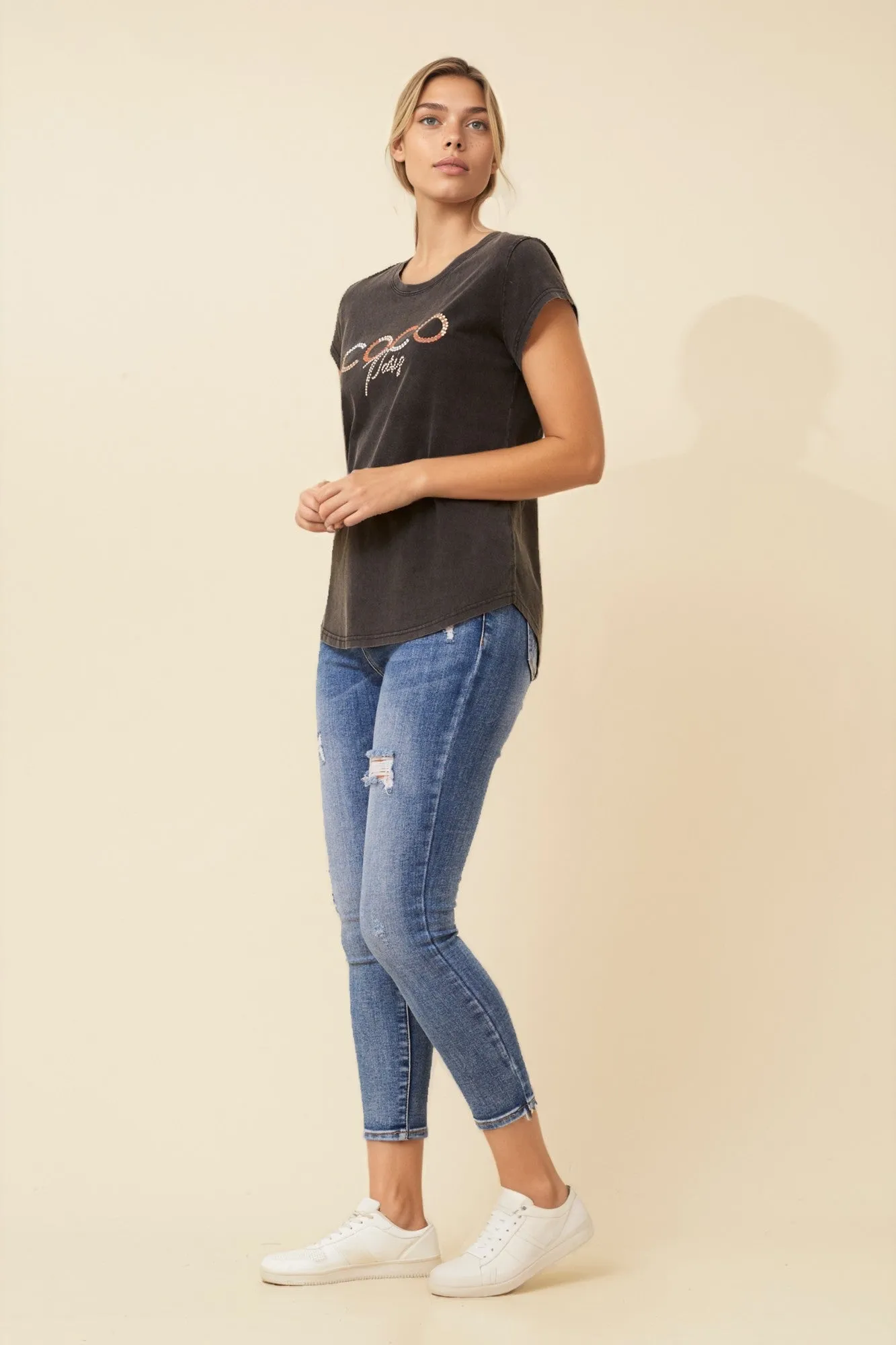 COCO STUDDED TEE sold by Rockmans product image thumbnail 5