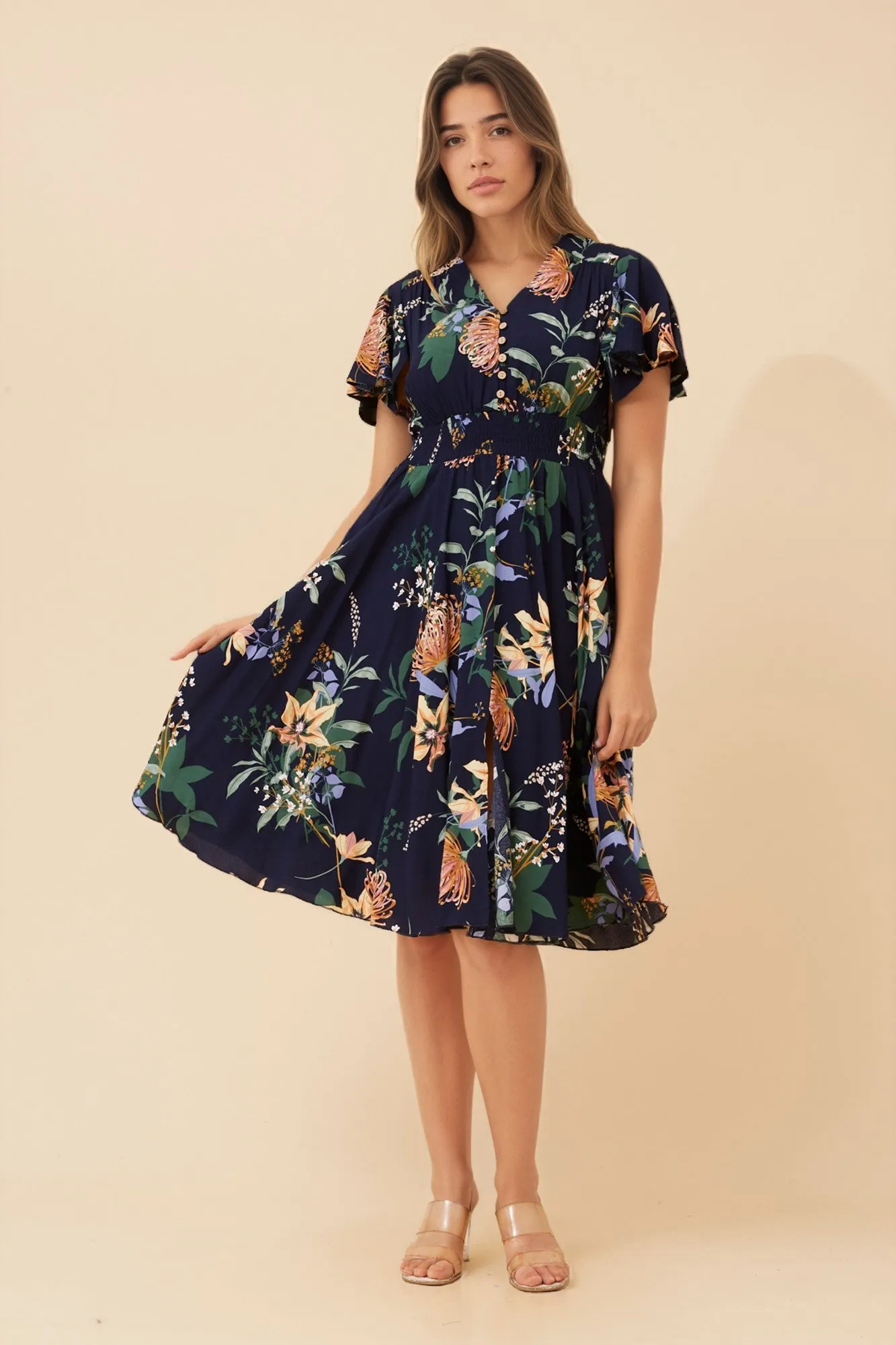 SANDY FLORAL DRESS sold by Rockmans product image thumbnail 4