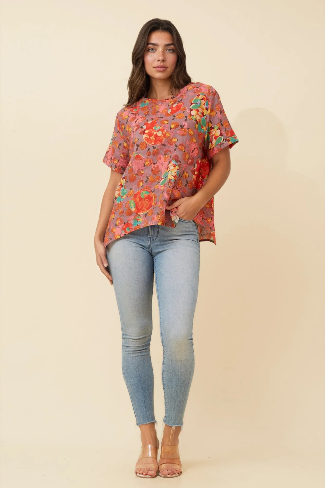 BRAELYN AYSEMMETRICAL HEM TOP sold by Rockmans product image thumbnail 4