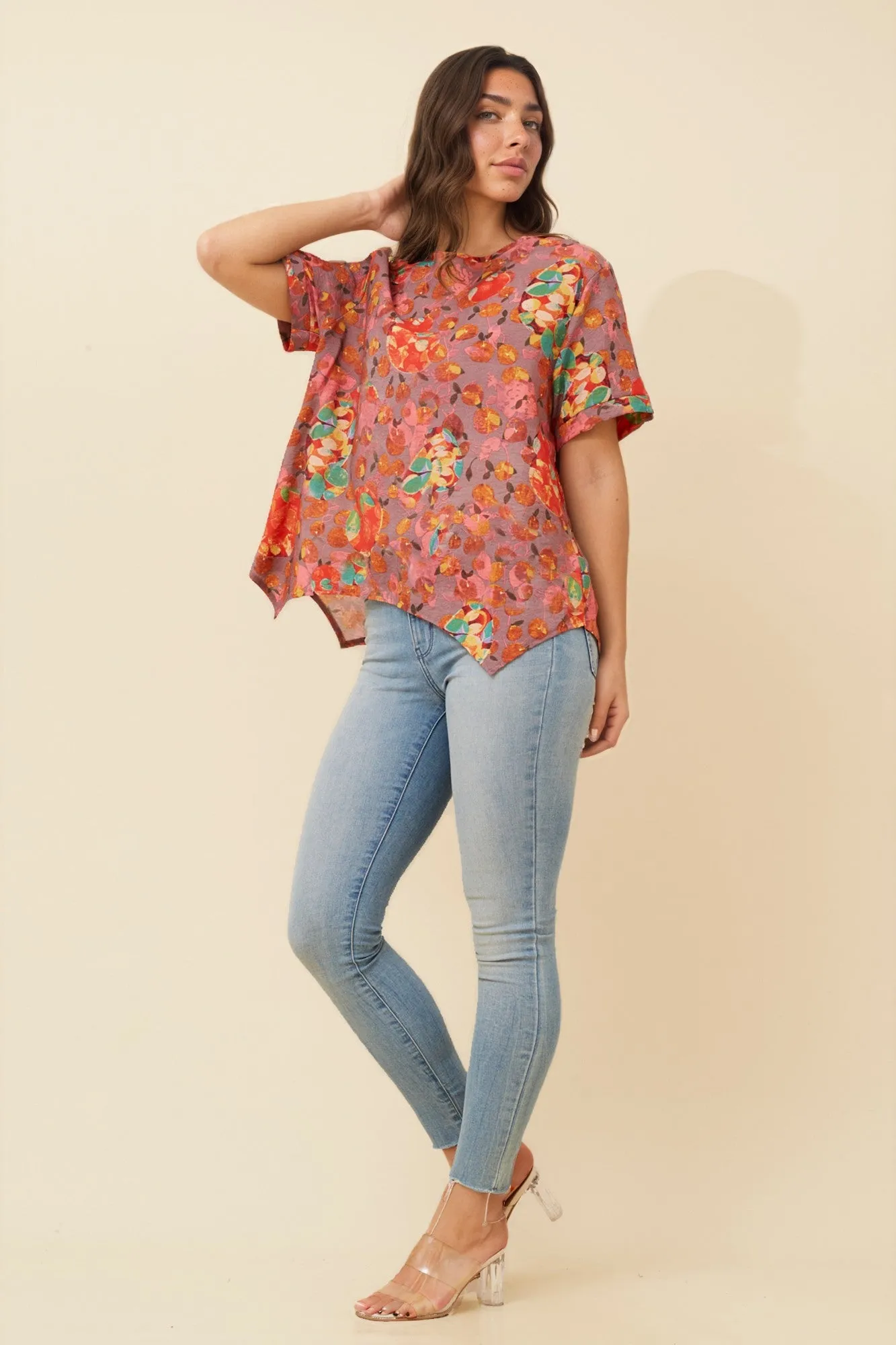 BRAELYN AYSEMMETRICAL HEM TOP sold by Rockmans product image thumbnail 5