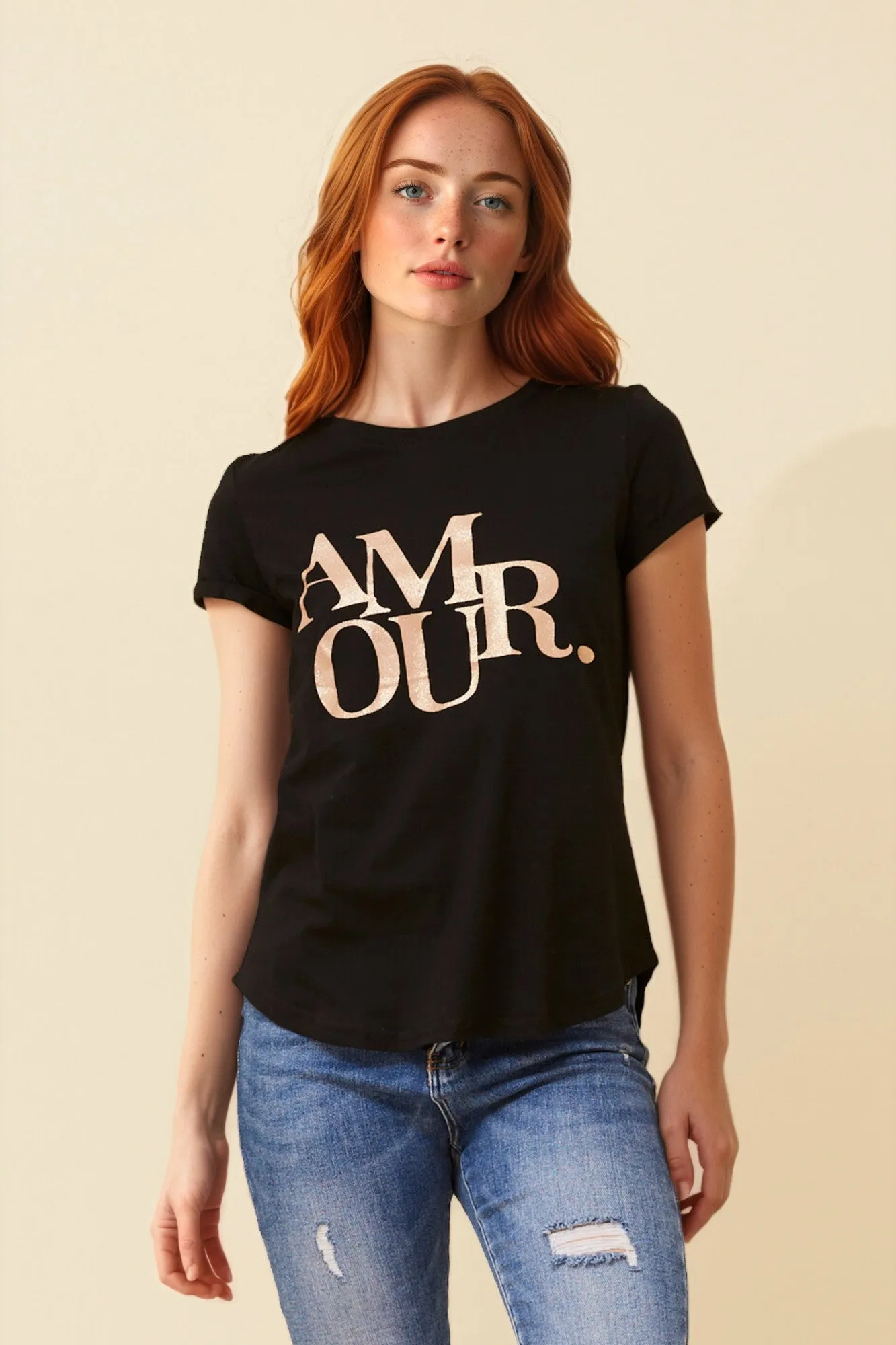 ASTRA SEQUIN GRAPHIC TEE sold by Rockmans product image thumbnail 3