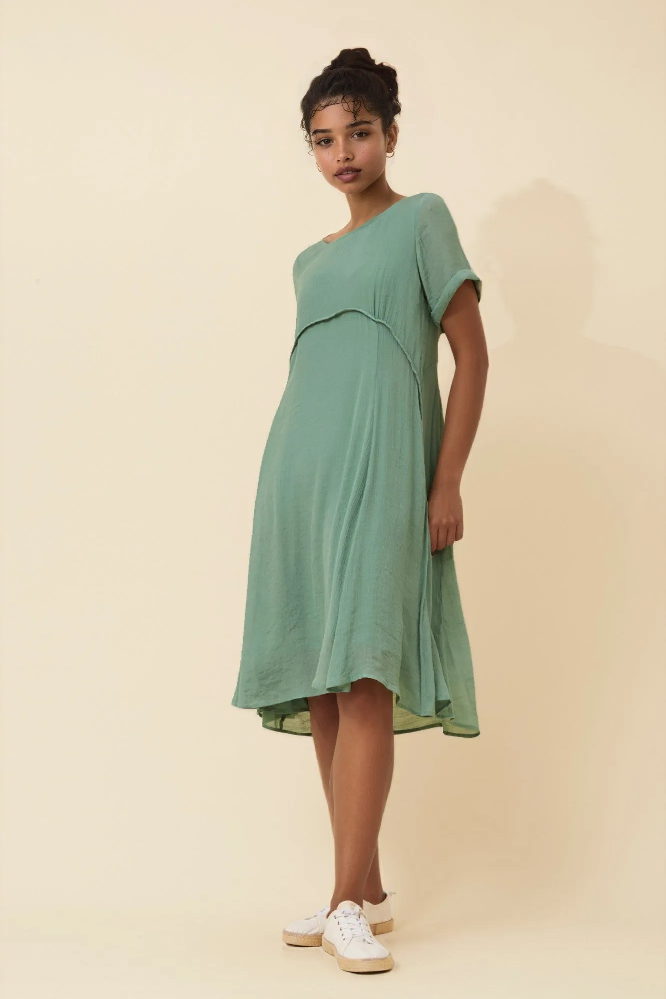 DREE SOLID MIDI DRESS sold by Rockmans product image thumbnail 2