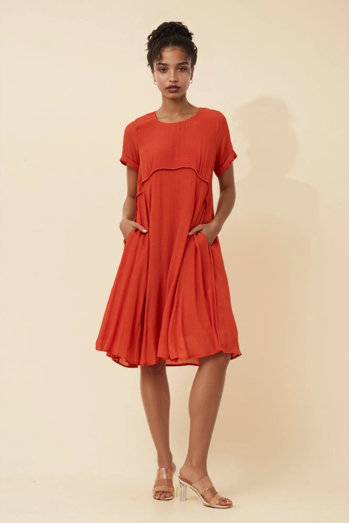 DREE SOLID MIDI DRESS sold by Rockmans product image thumbnail 4