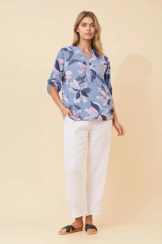 ROSETTA FLORAL TOP sold by Rockmans
