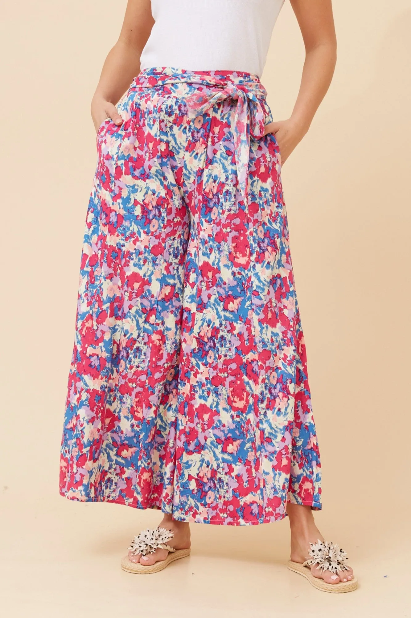 ANETTA ABSTRACT PRINT PANTS sold by Rockmans product image thumbnail 2