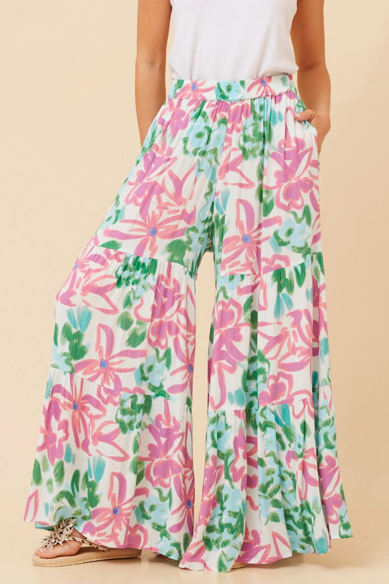 ZAELIA FLORAL PANTS sold by Rockmans product image thumbnail 3
