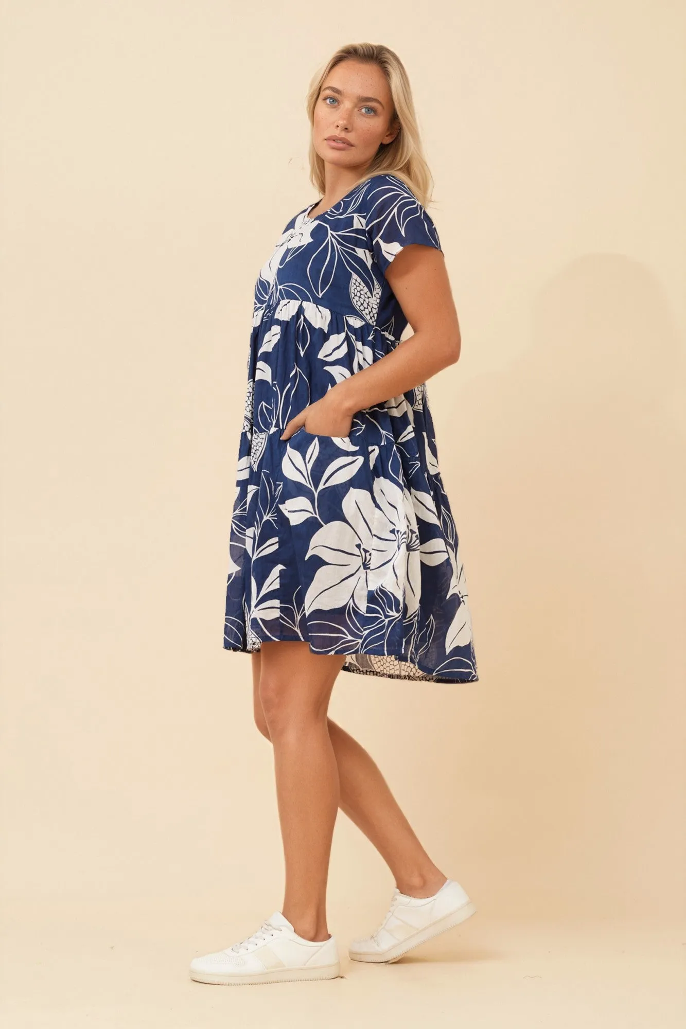 AARNA LEAF PRINT DRESS sold by Rockmans product image thumbnail 2