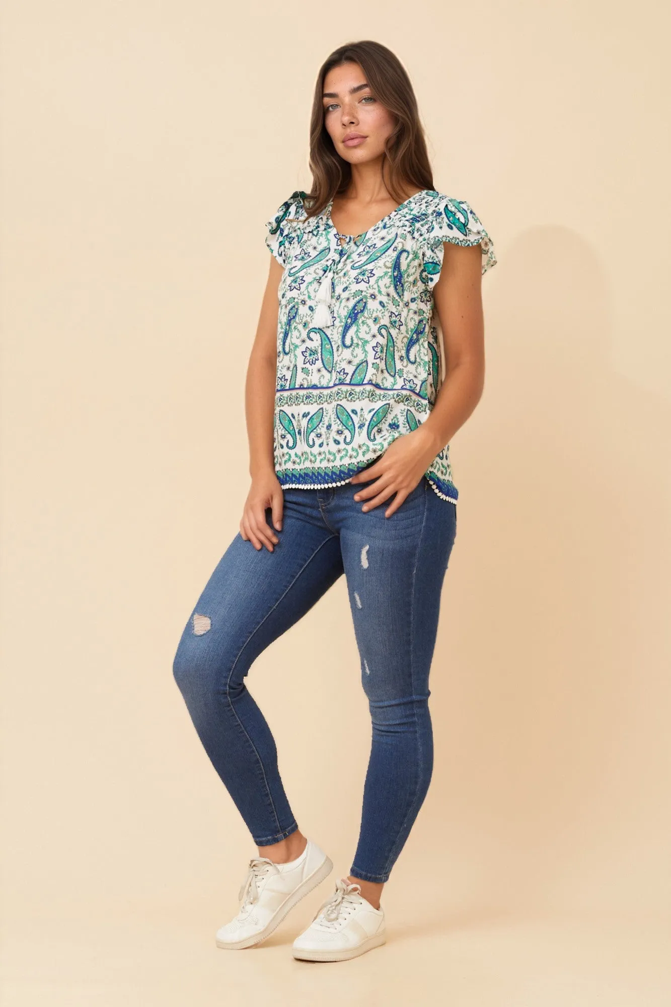 PAISLEY PRINT TOP sold by Rockmans product image thumbnail 2