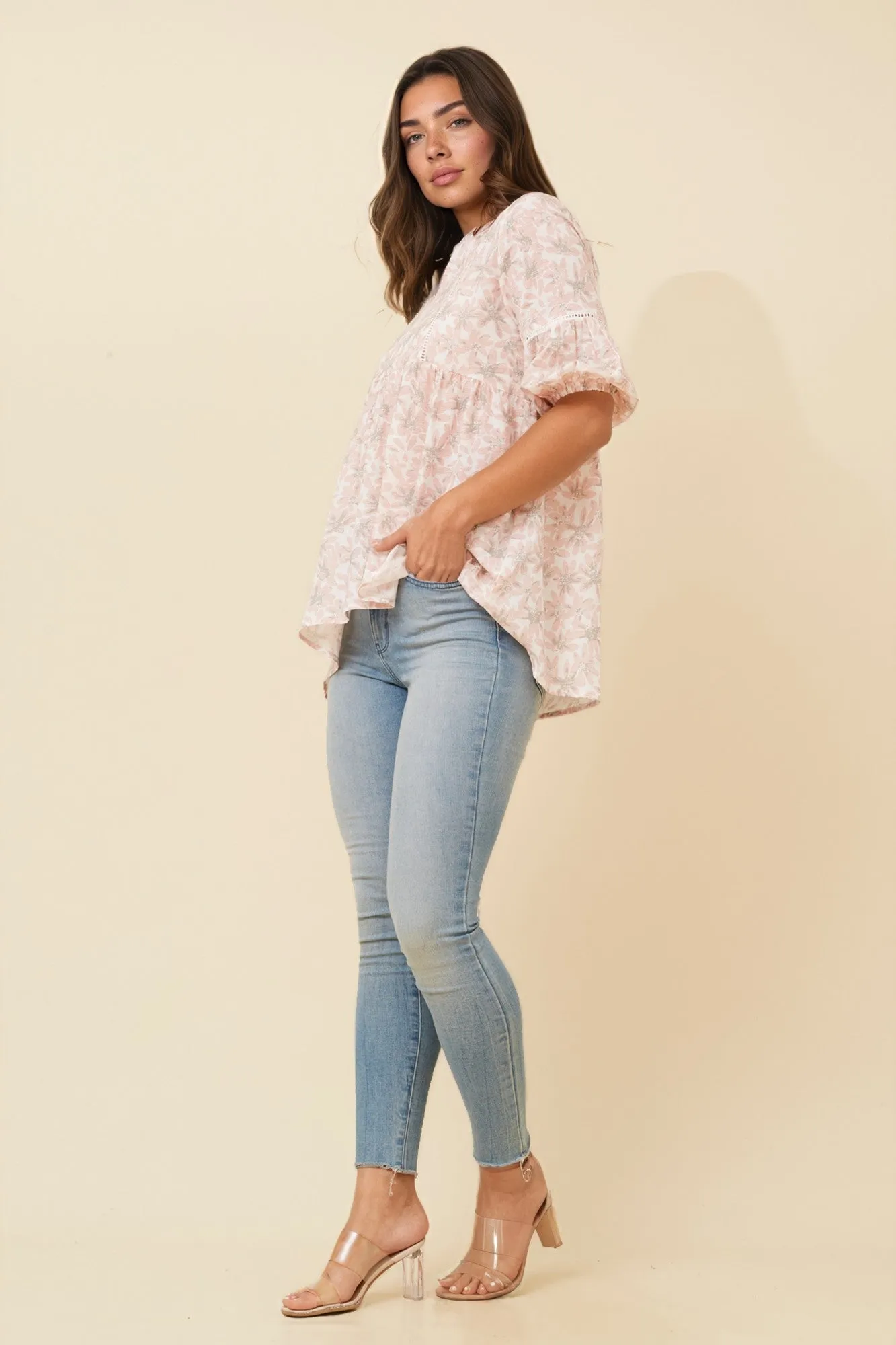 BRANDI FLORAL PRINT TOP sold by Rockmans product image thumbnail 5