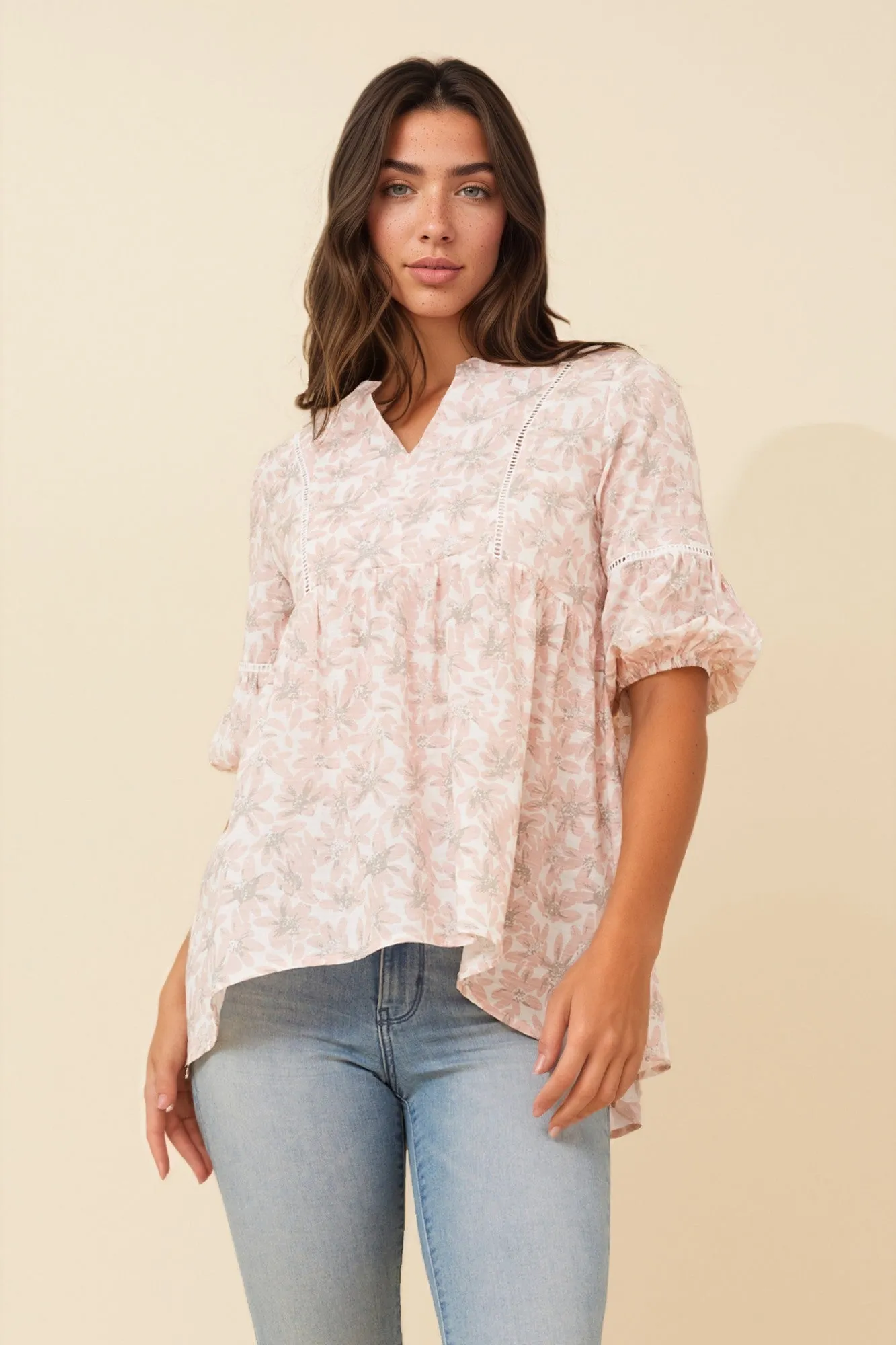 BRANDI FLORAL PRINT TOP sold by Rockmans product image thumbnail 3
